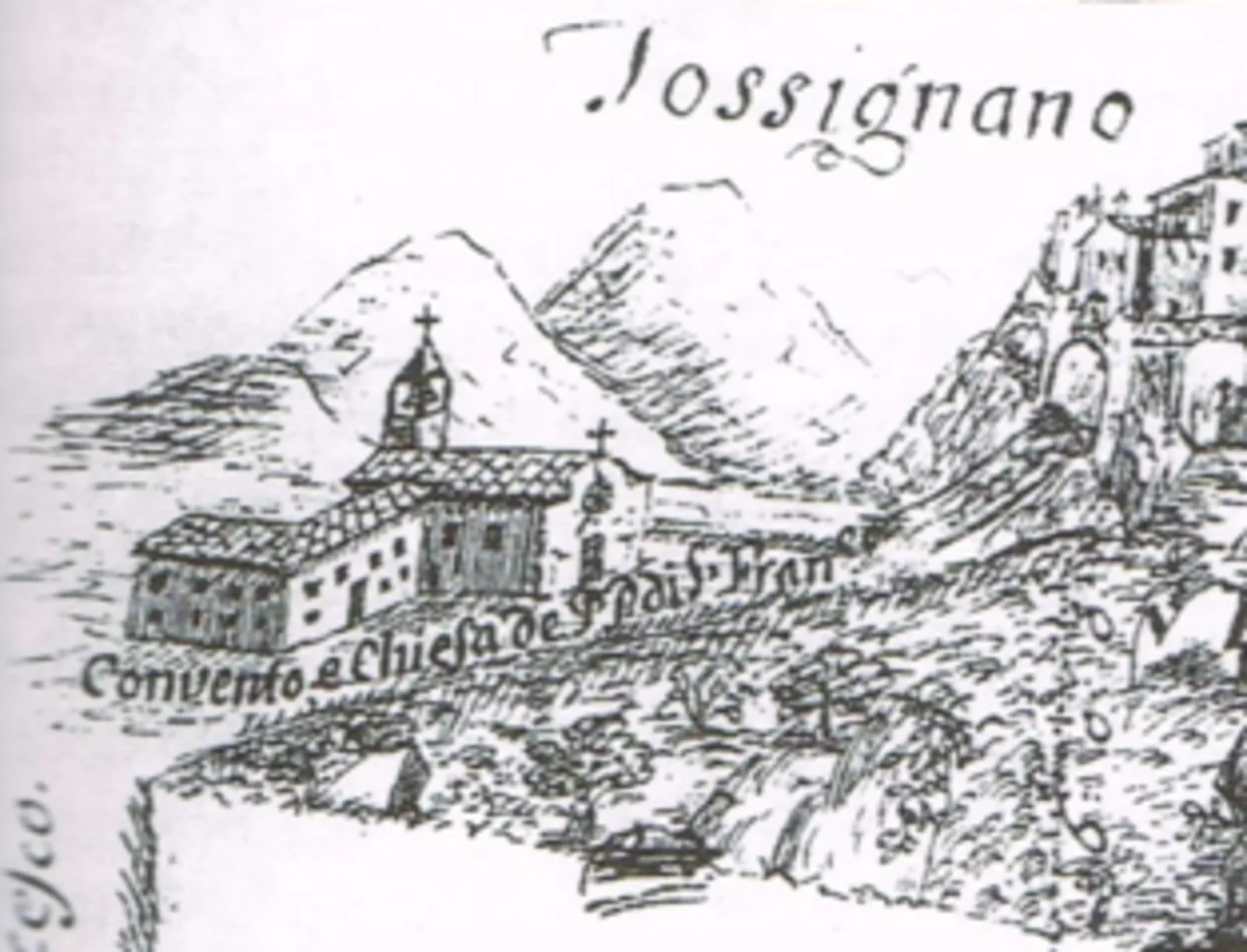 Chiesa e convento di San Francesco - dipinto storico